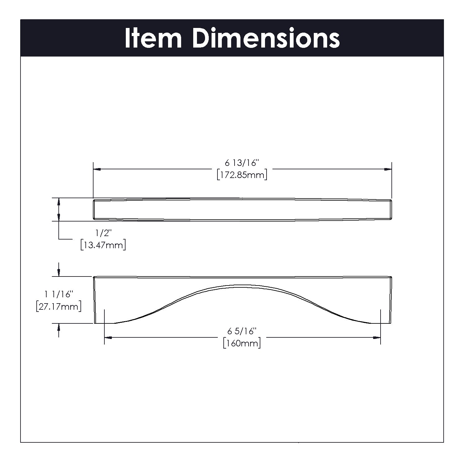 brushed golden brass pull