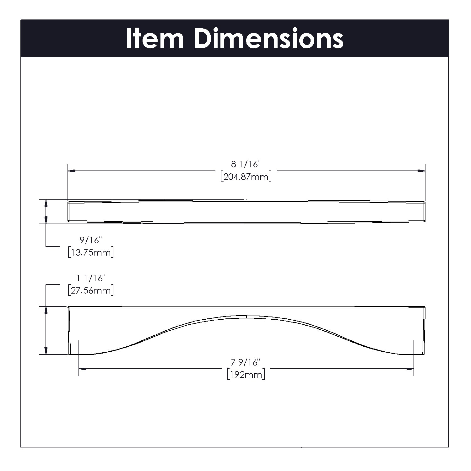 brushed golden brass pull