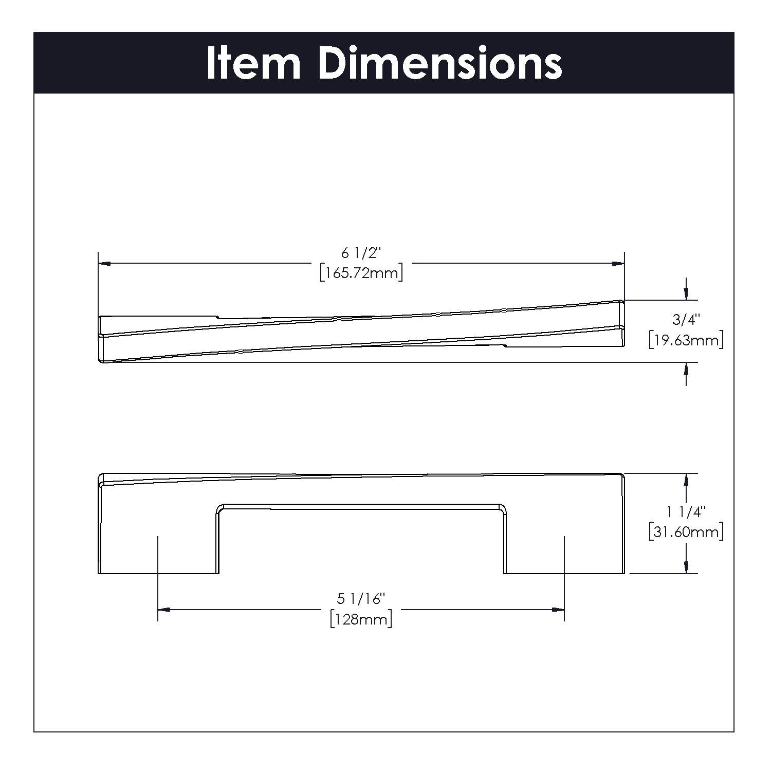 polished nickel pull