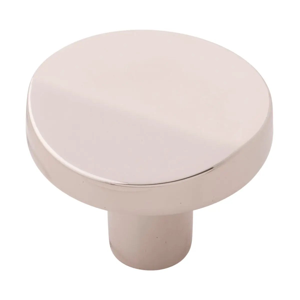 polished nickel knob
