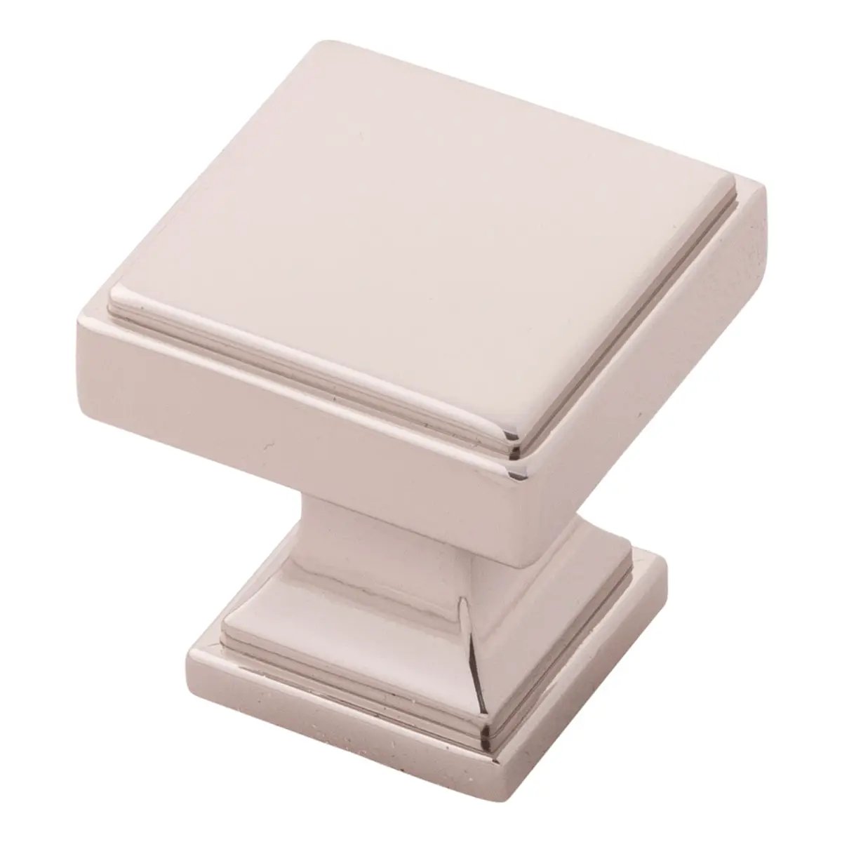 polished nickel knob