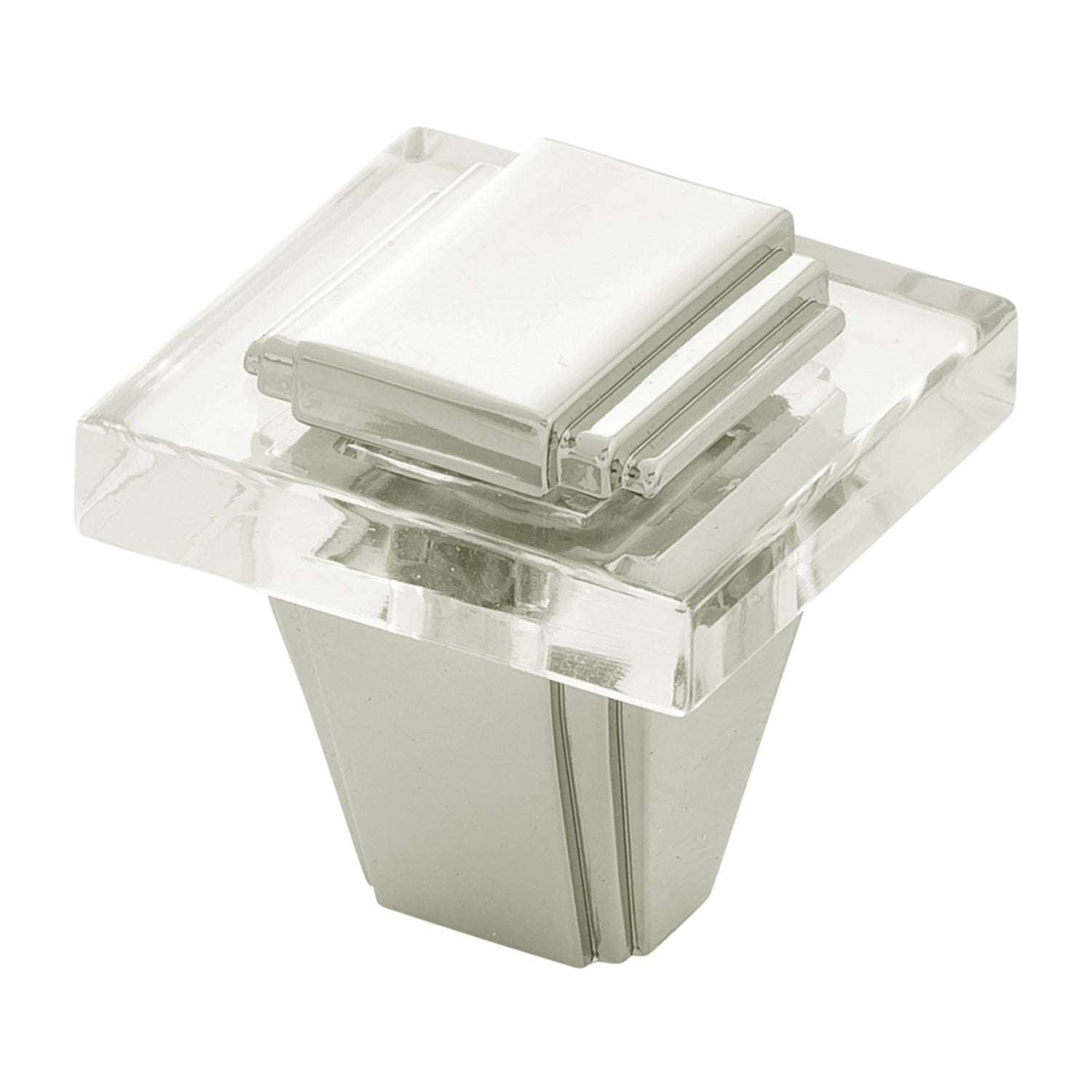 polished nickel knob