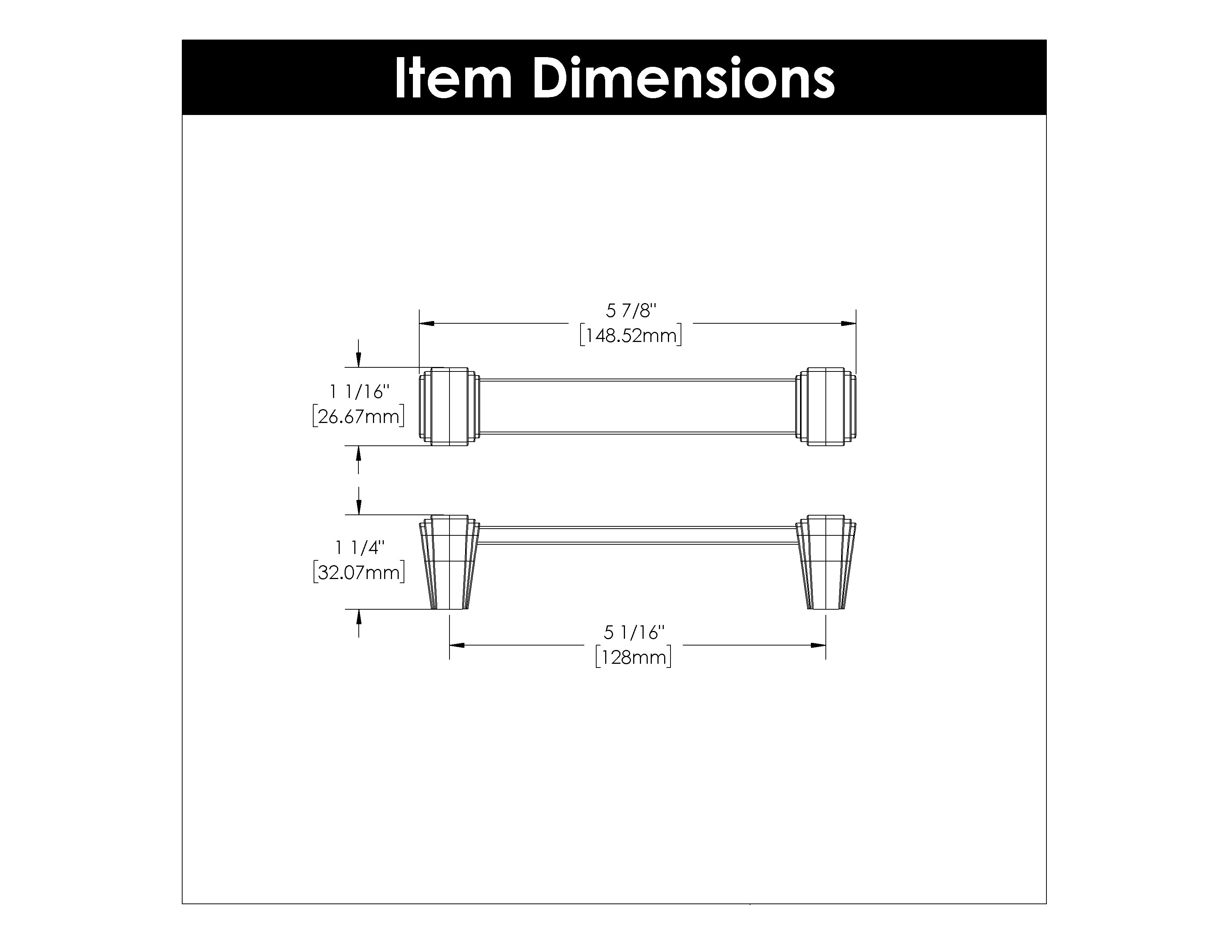 polished nickel pull