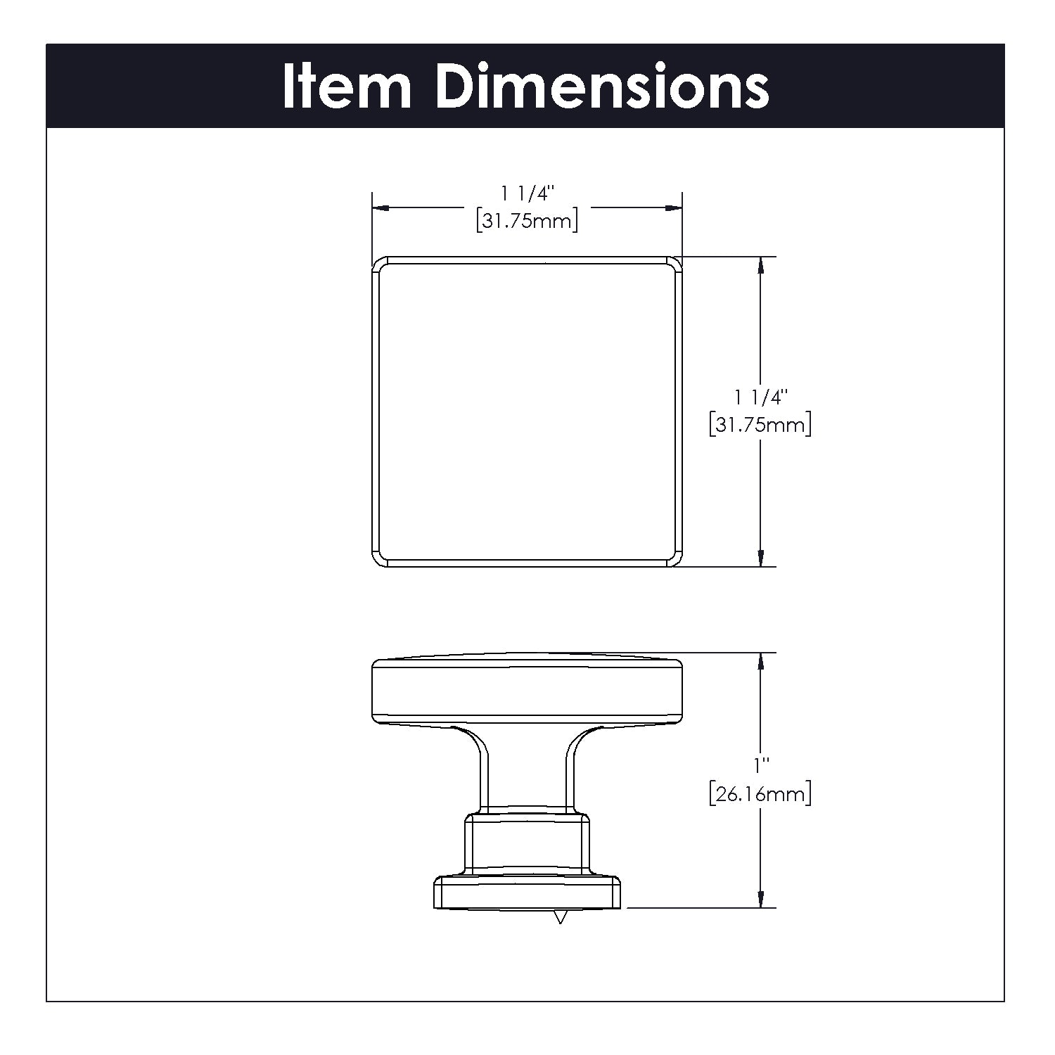brushed golden brass knob
