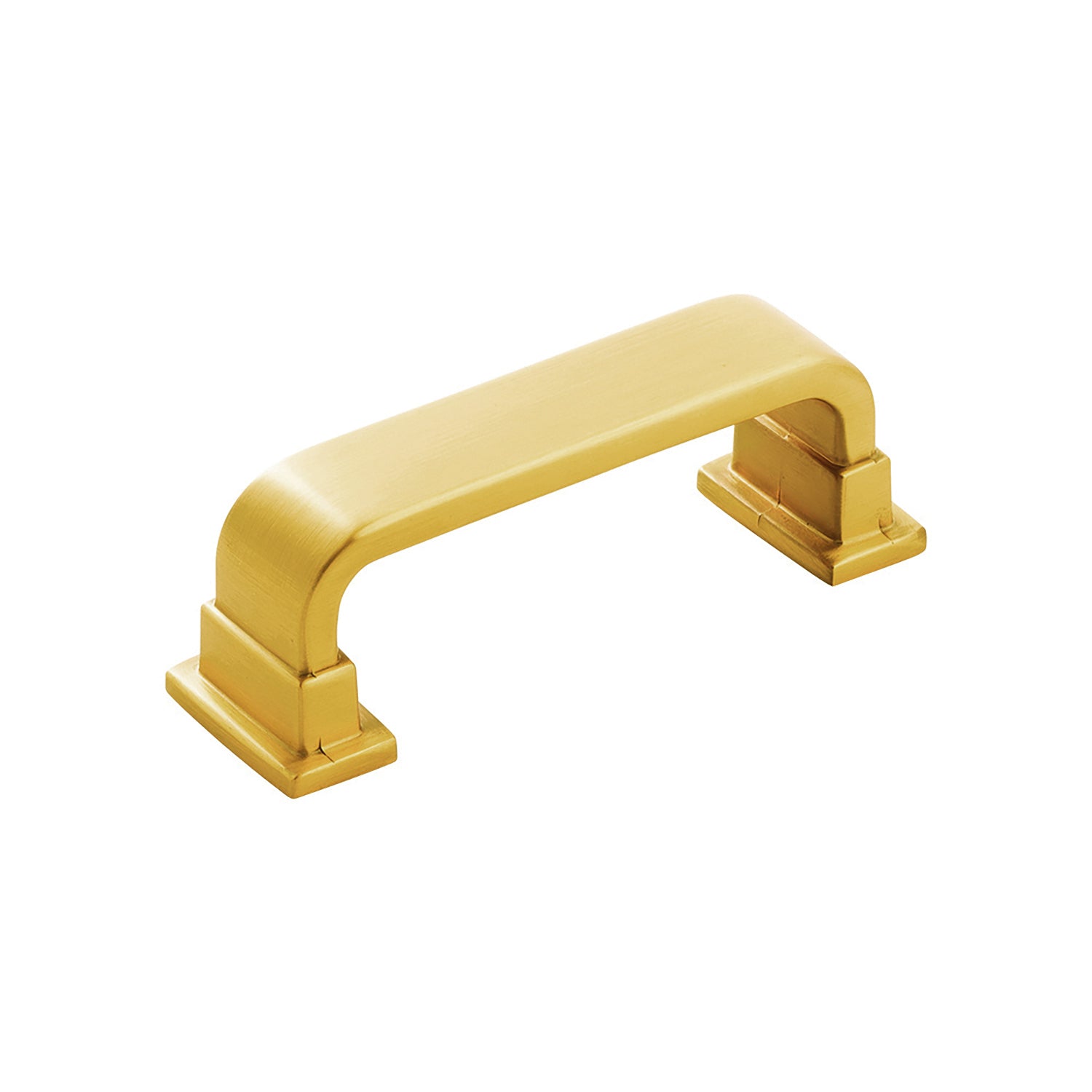 brushed golden brass pull