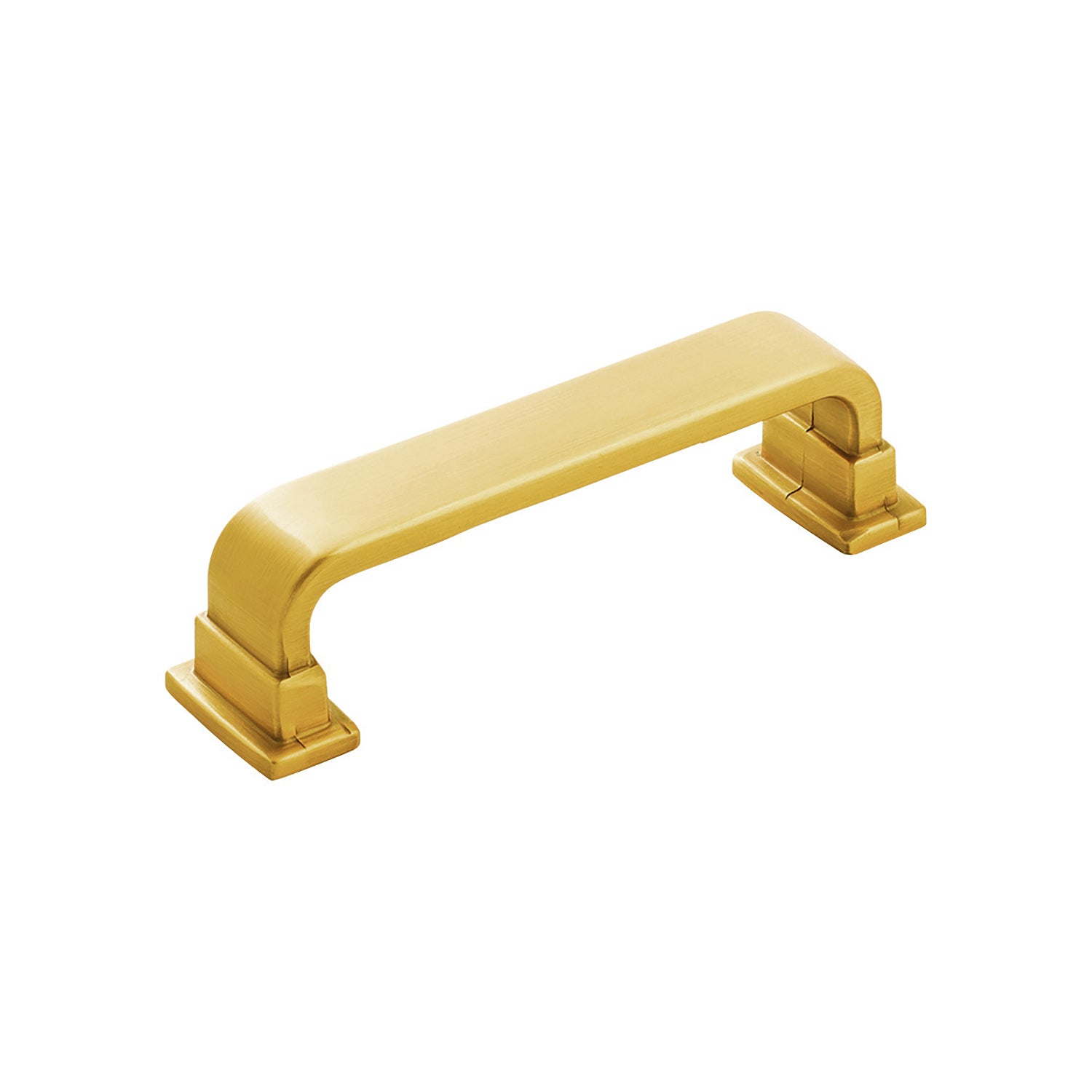 brushed golden brass pull