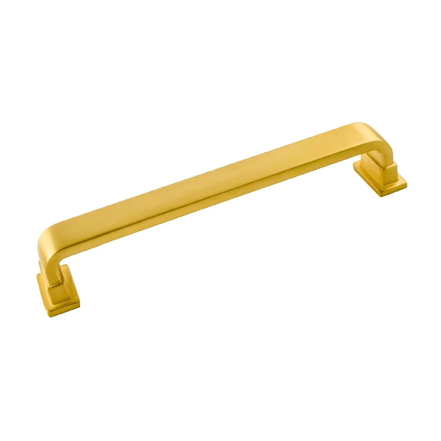 brushed golden brass pull