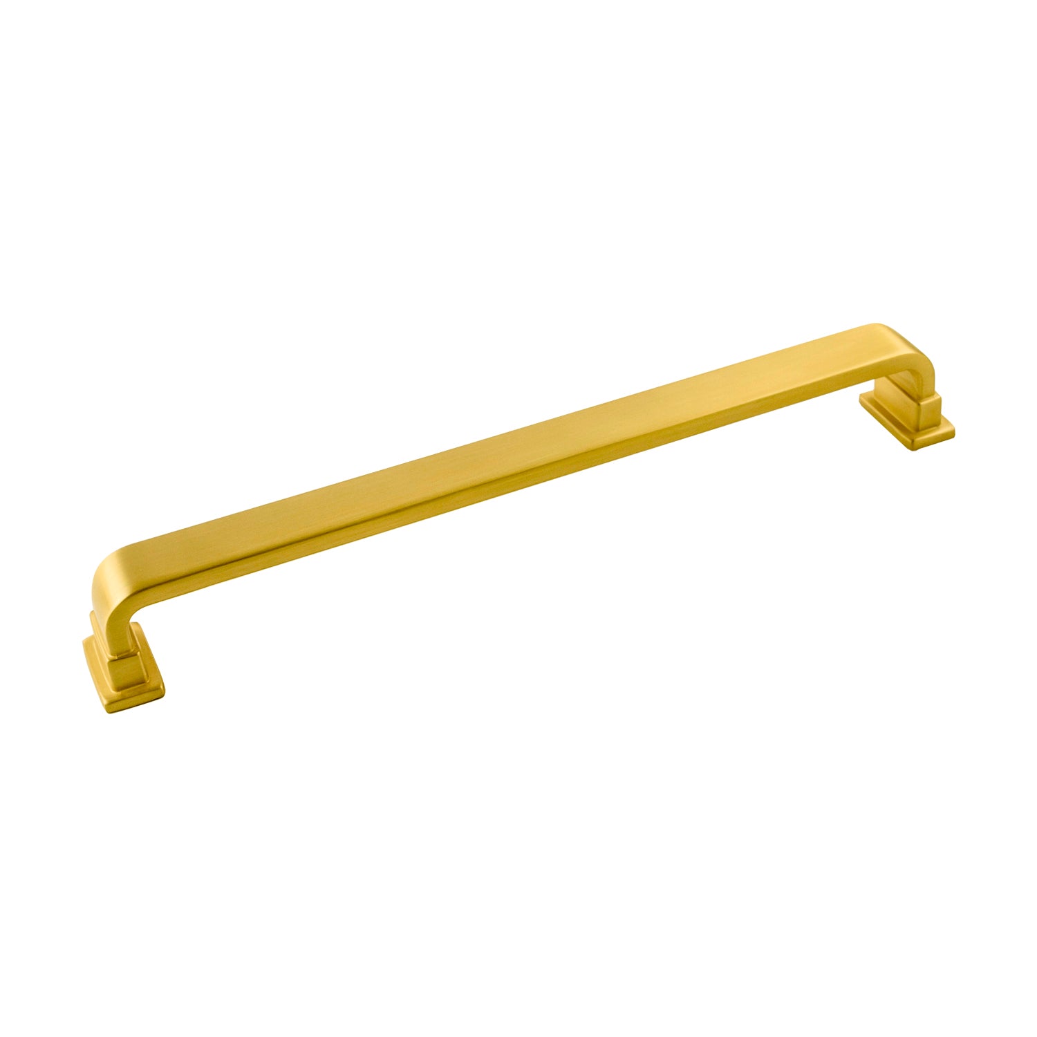 brushed golden brass pull
