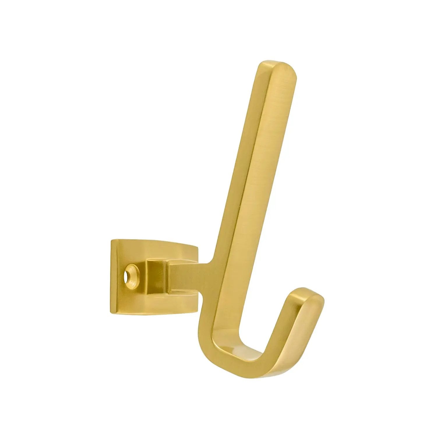 brushed golden brass hook