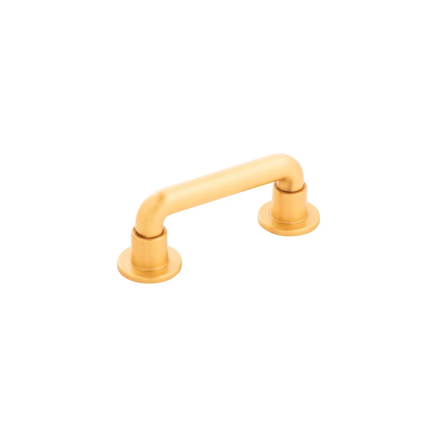 brushed golden brass pull