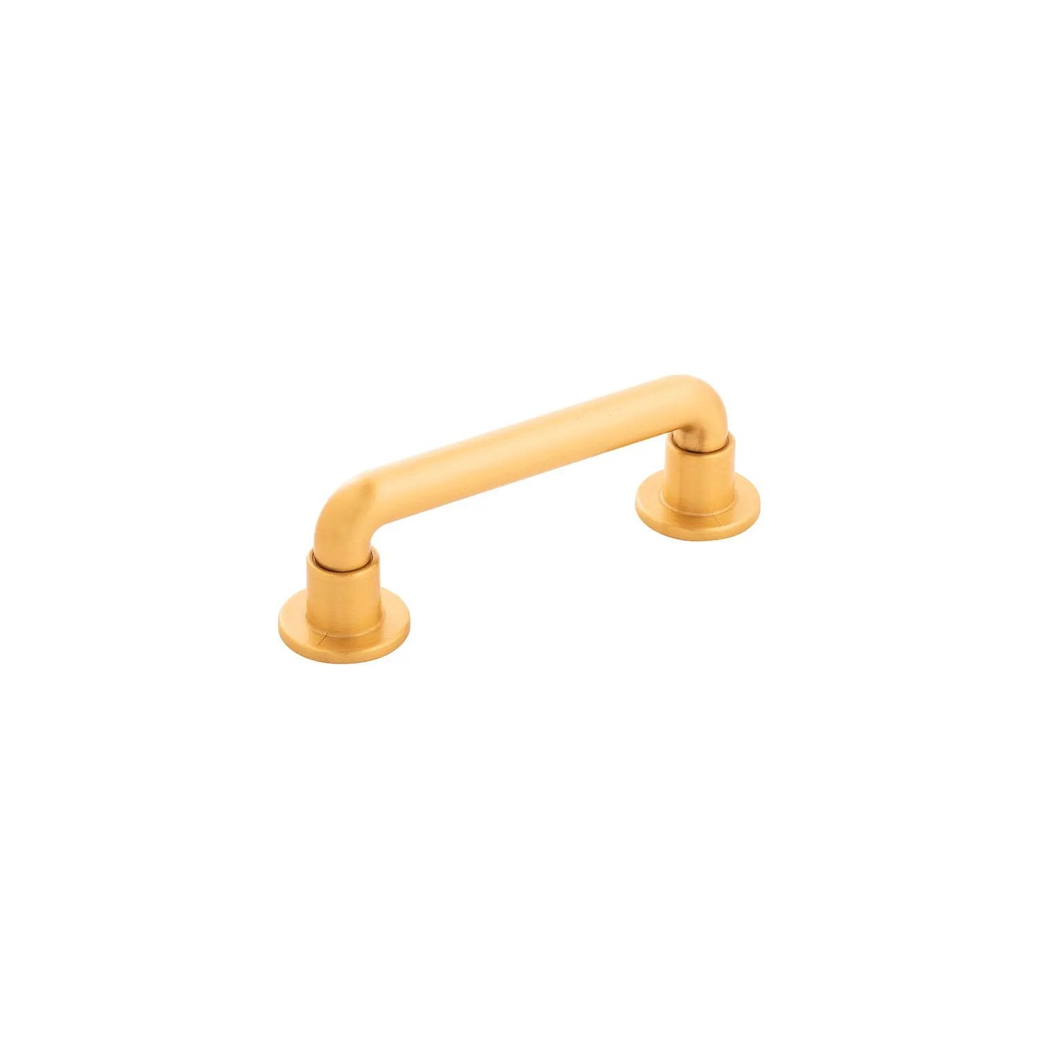 brushed golden brass pull