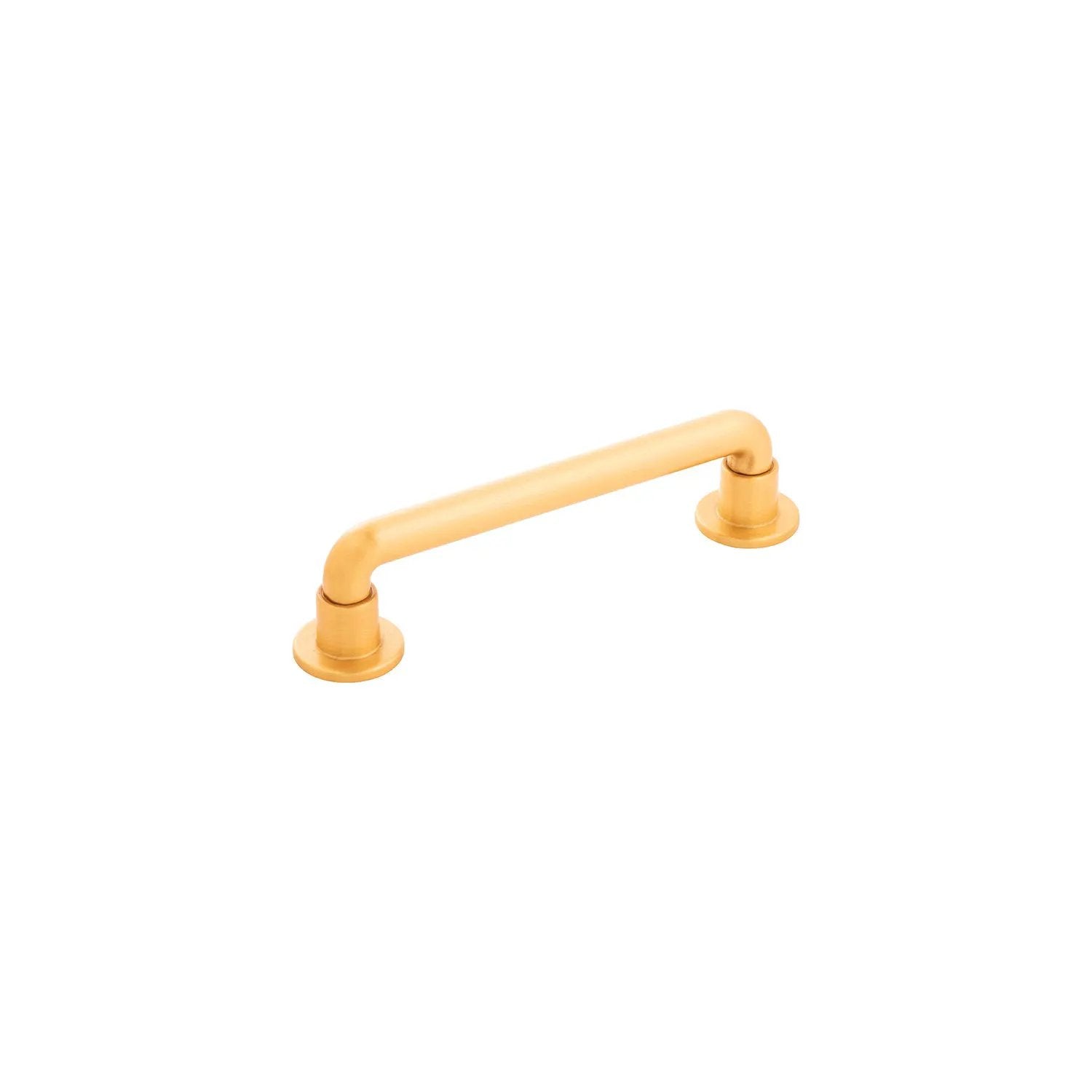 brushed golden brass pull
