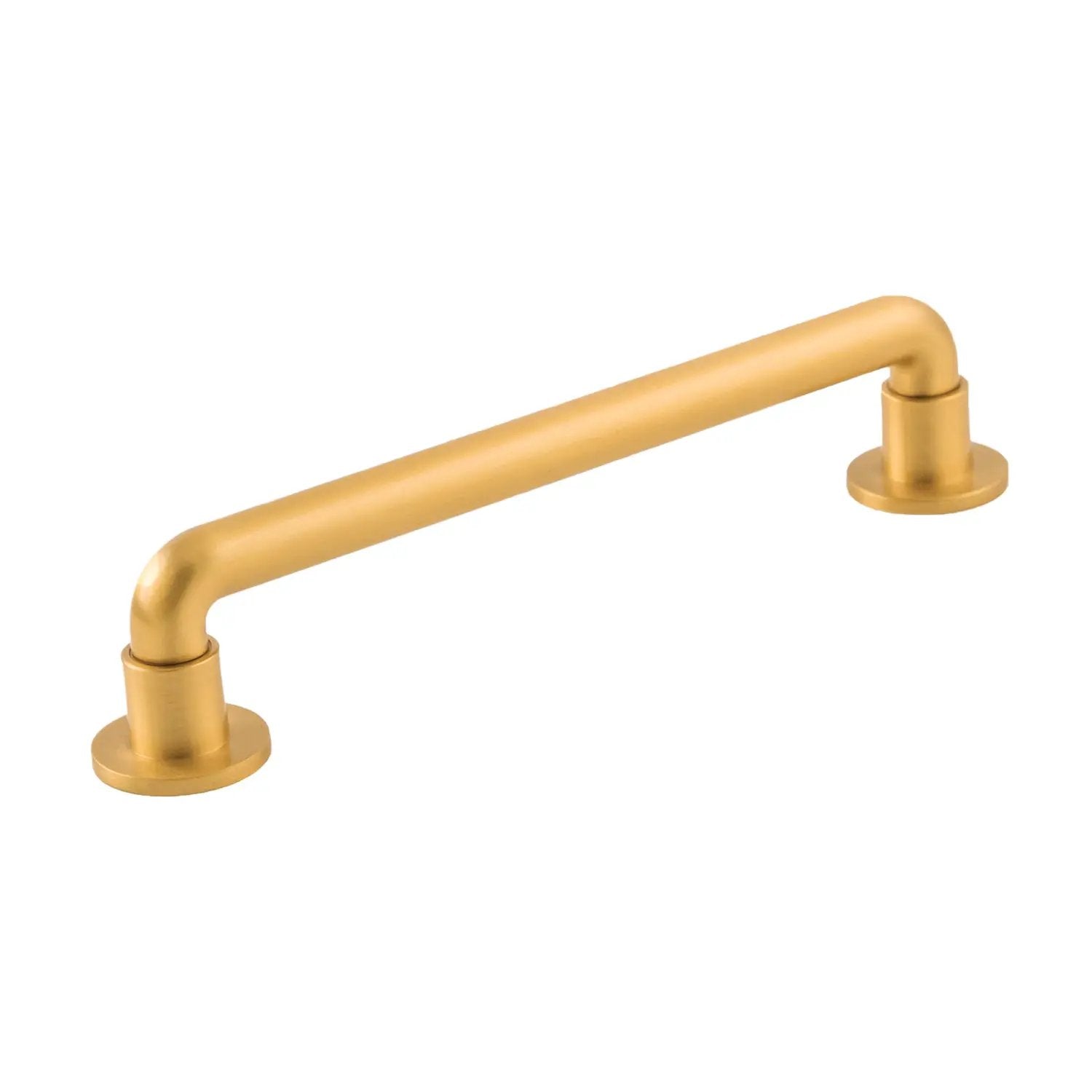 brushed golden brass pull