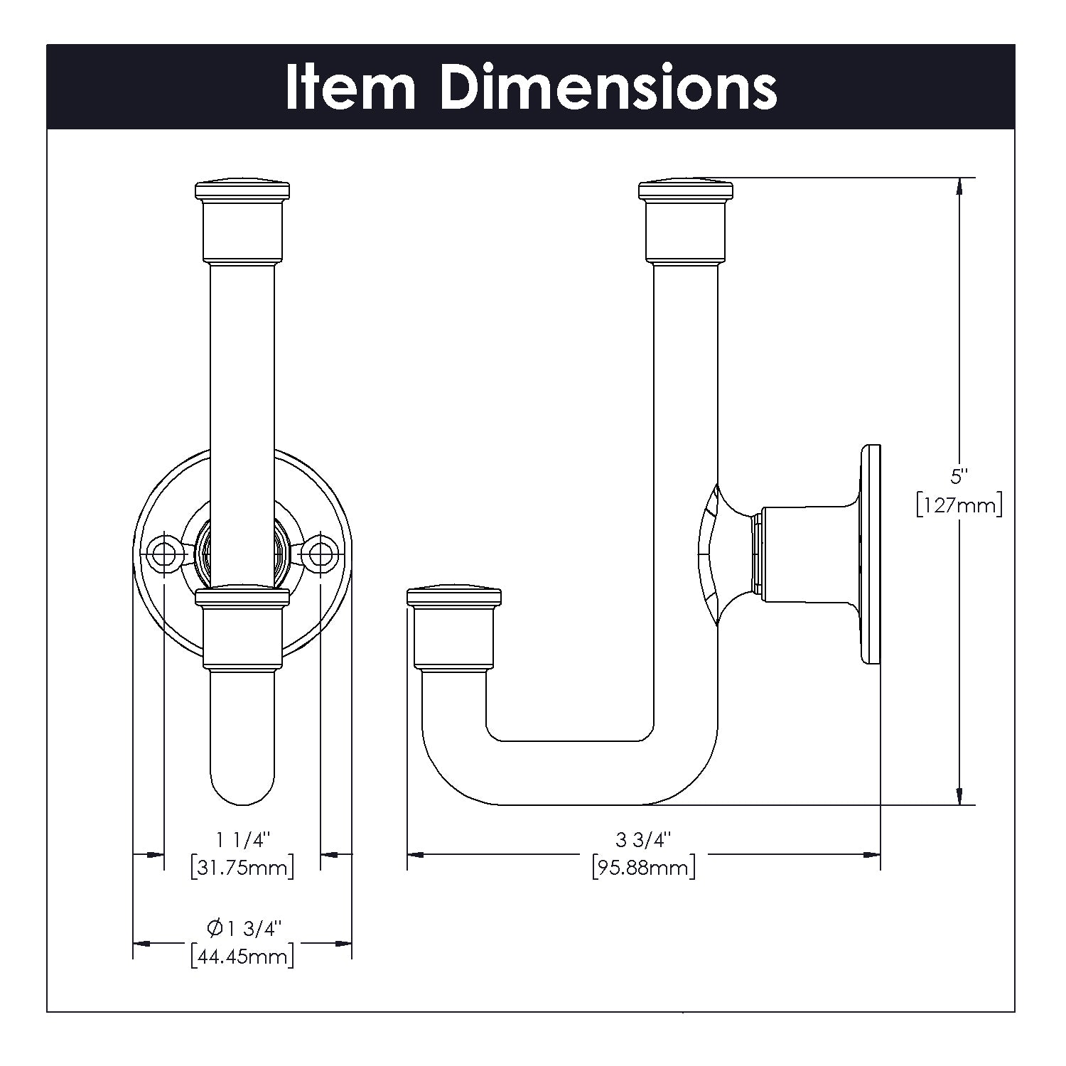 brushed golden brass hook