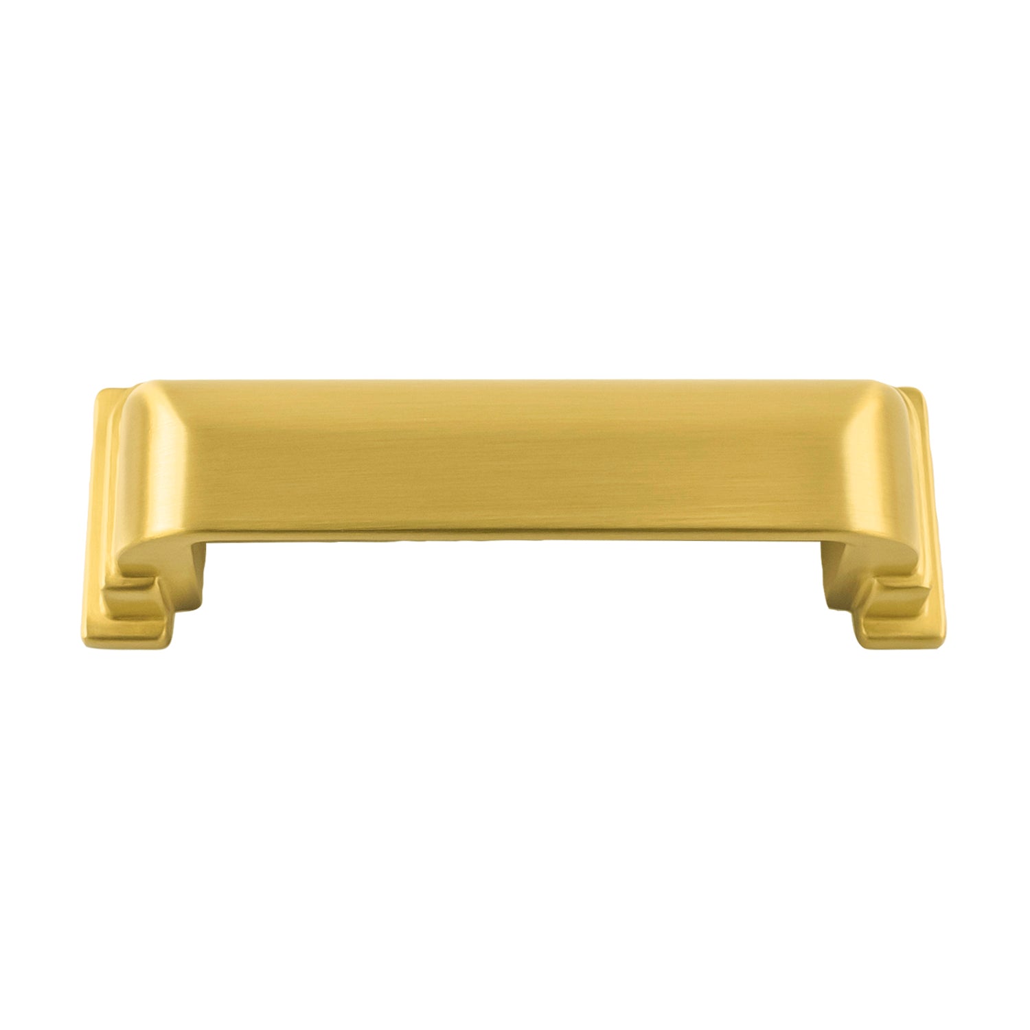 brushed golden brass pull