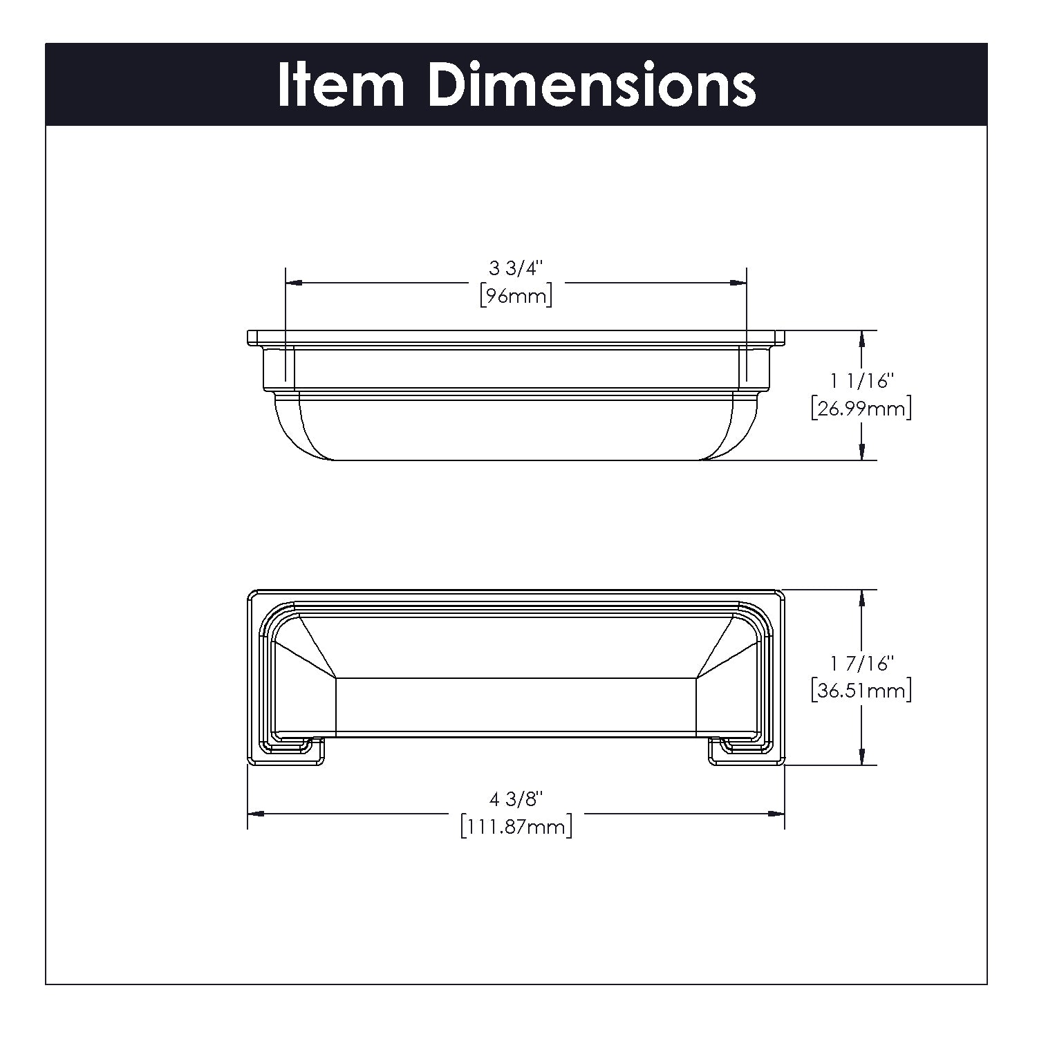 brushed golden brass pull