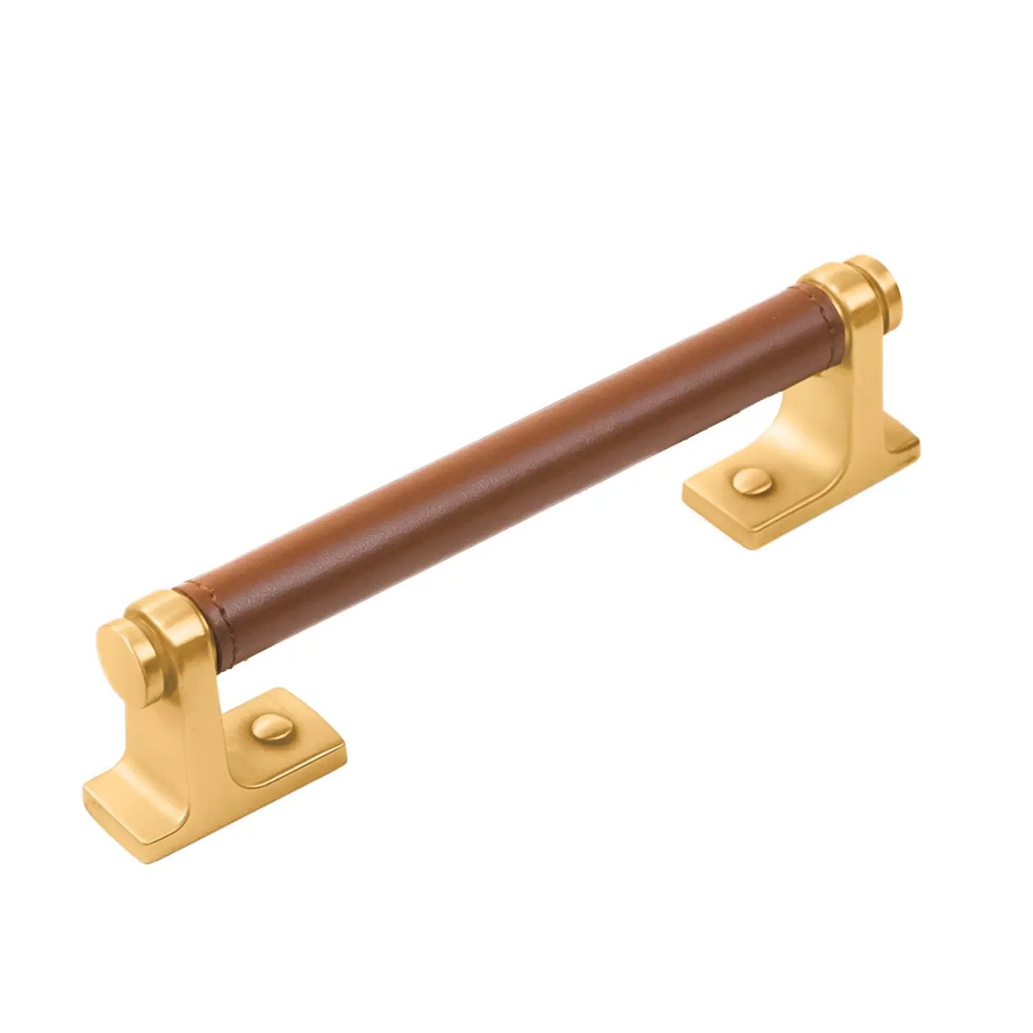 brushed golden brass pull