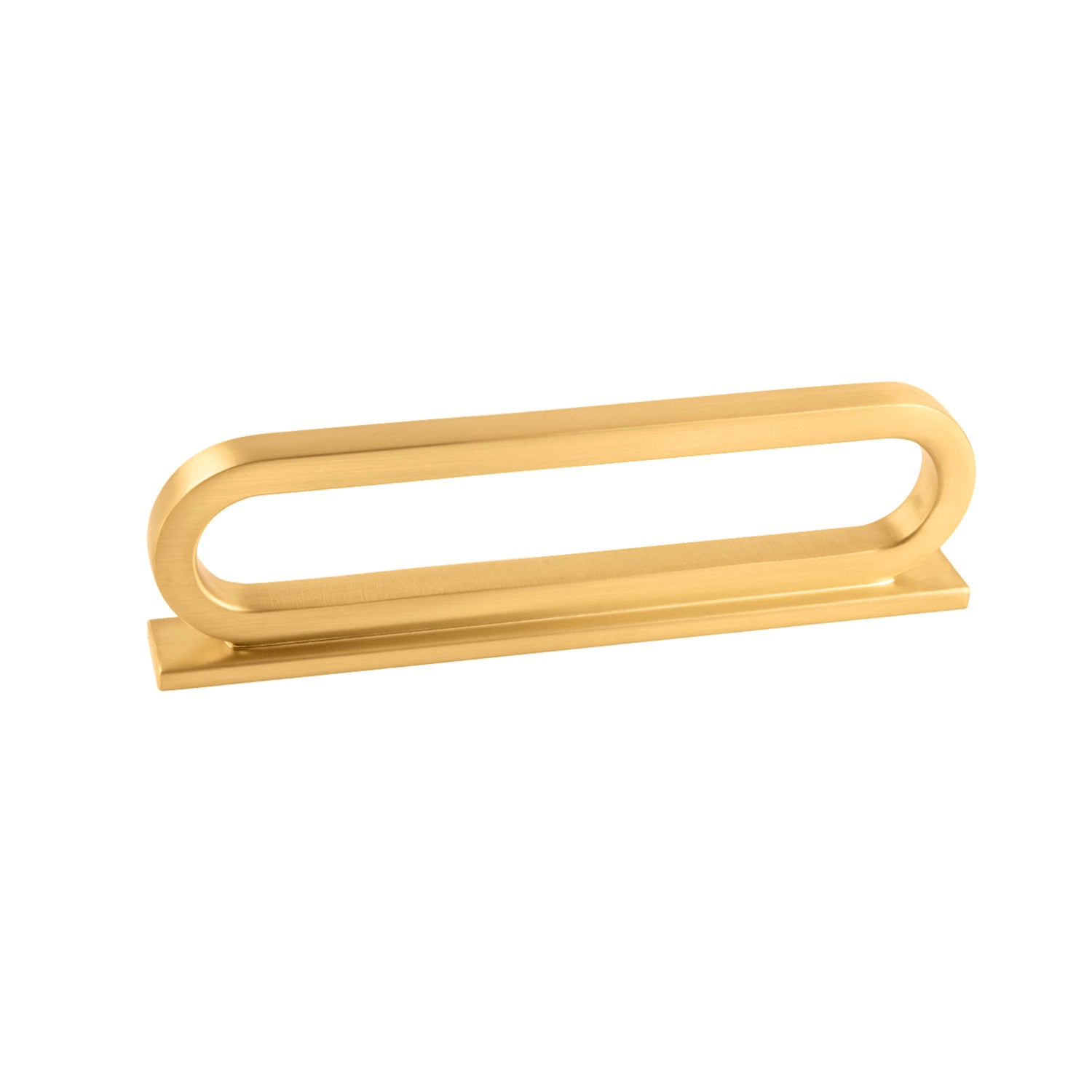 brushed golden brass pull
