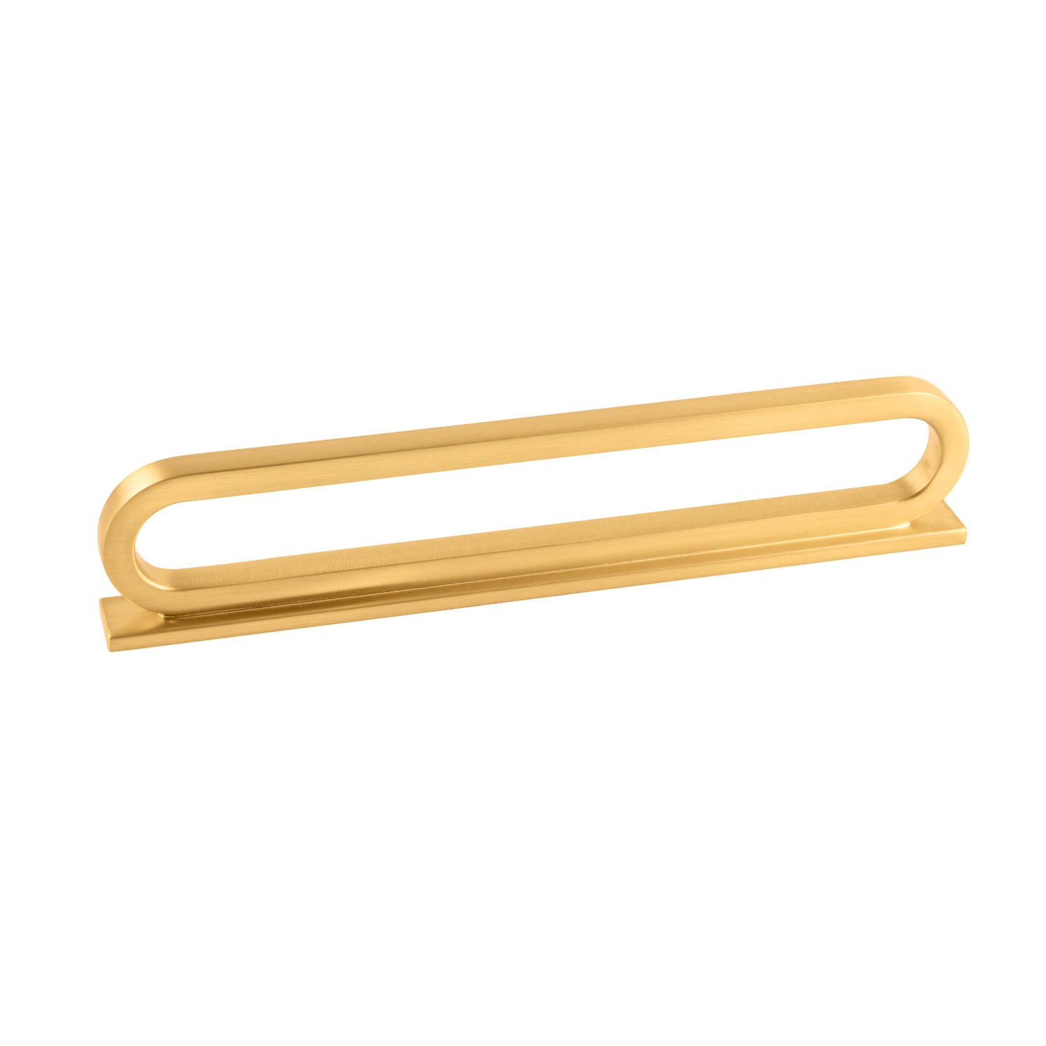 brushed golden brass pull
