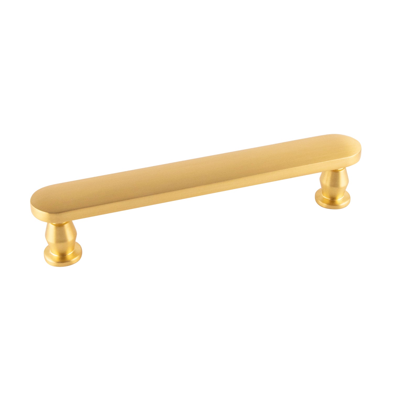 brushed golden brass pull