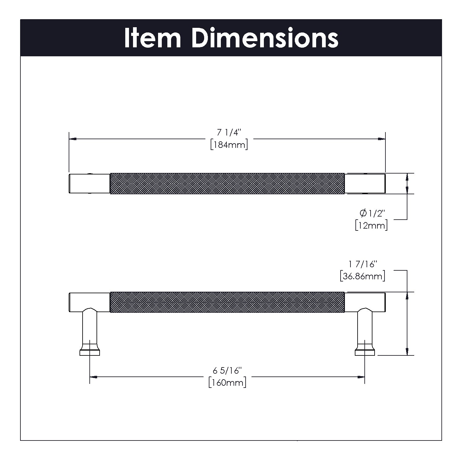 brushed golden brass pull