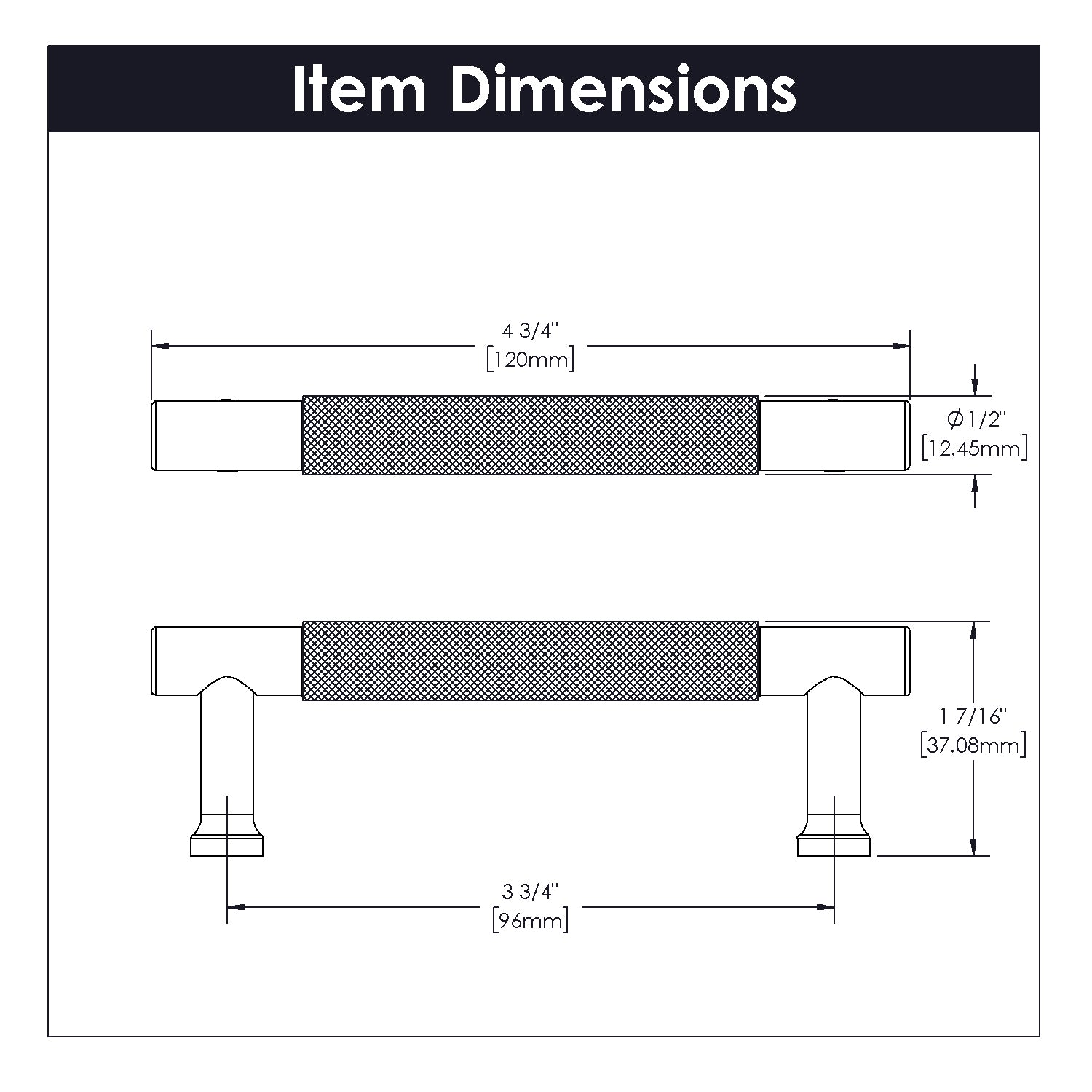 brushed golden brass pull
