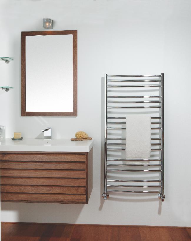 Chrome towel warmer