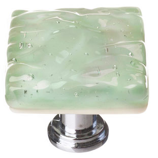 spruce green square knob