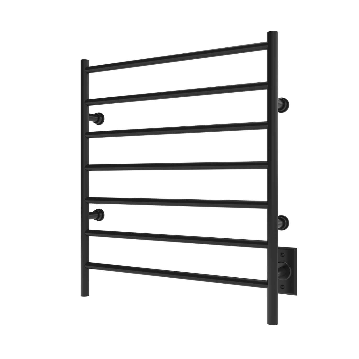 Matte black towel Warmer