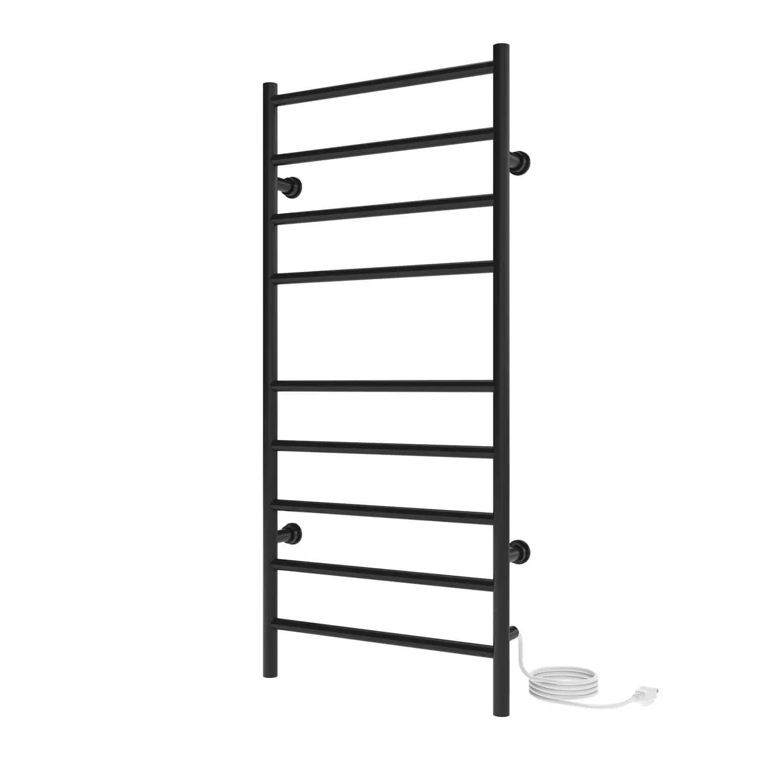 Matte black towel Warmer