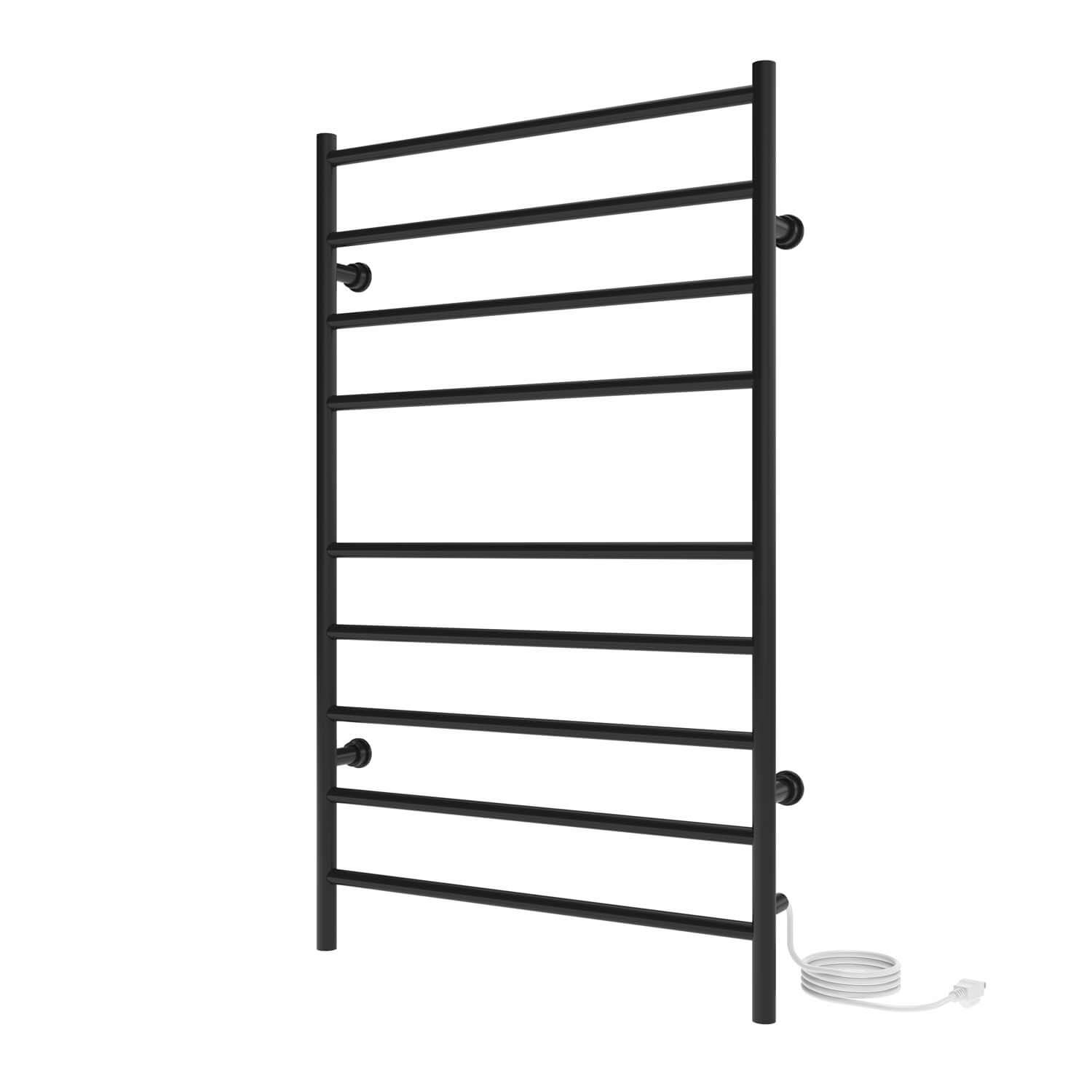 Matte black towel Warmer