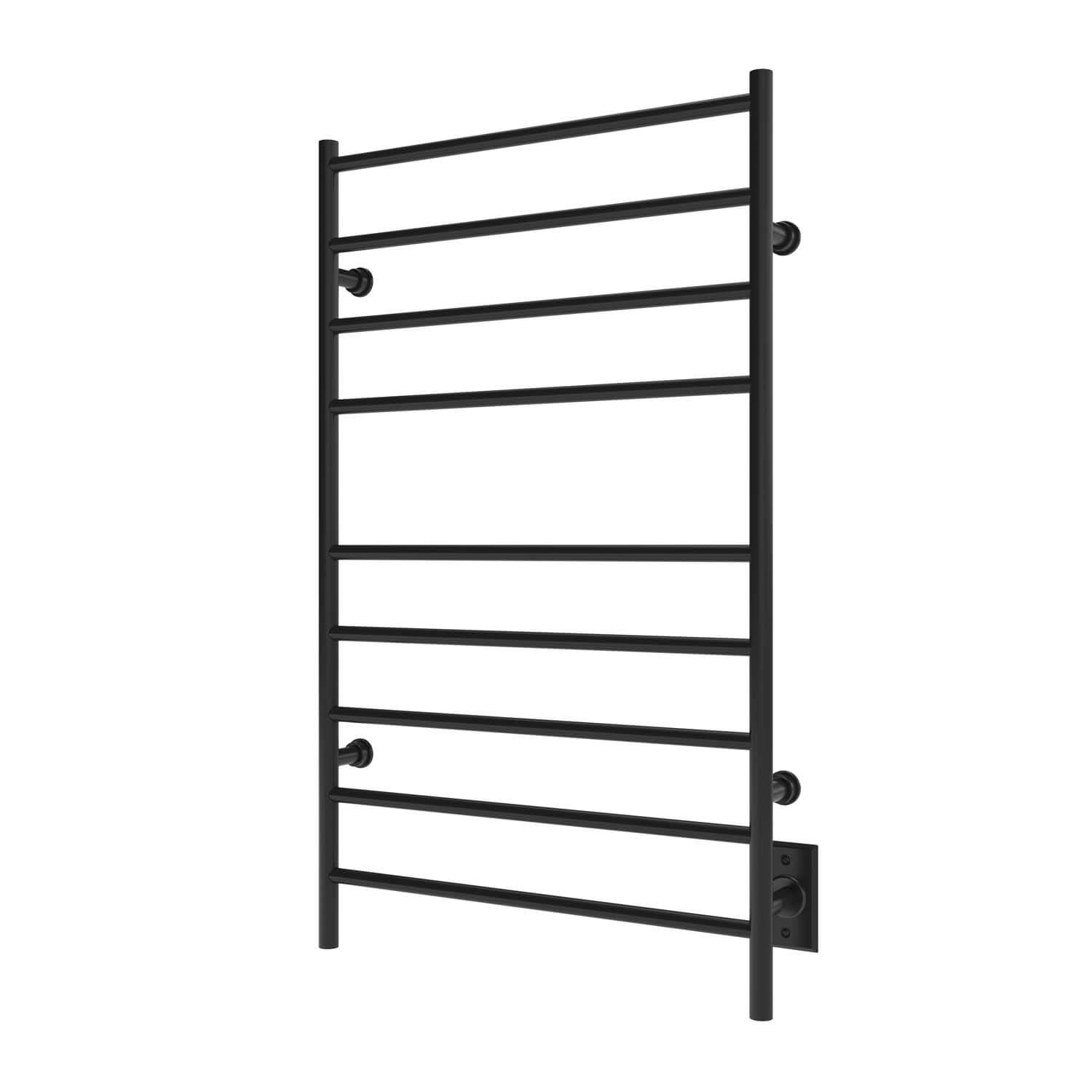 Matte black towel Warmer