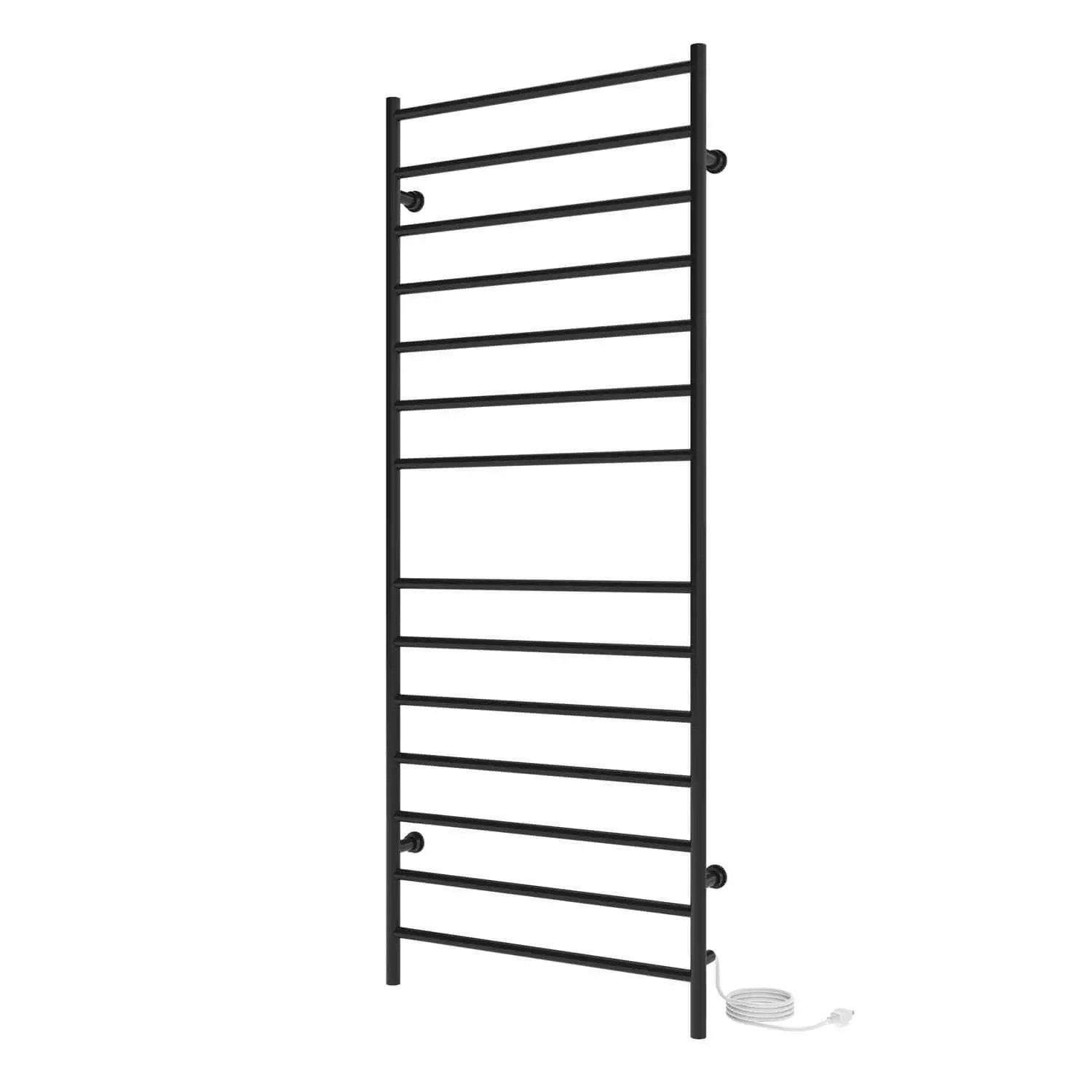 Matte black towel Warmer