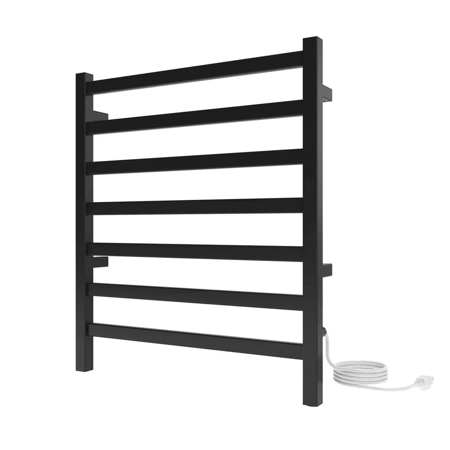 Matte black towel Warmer