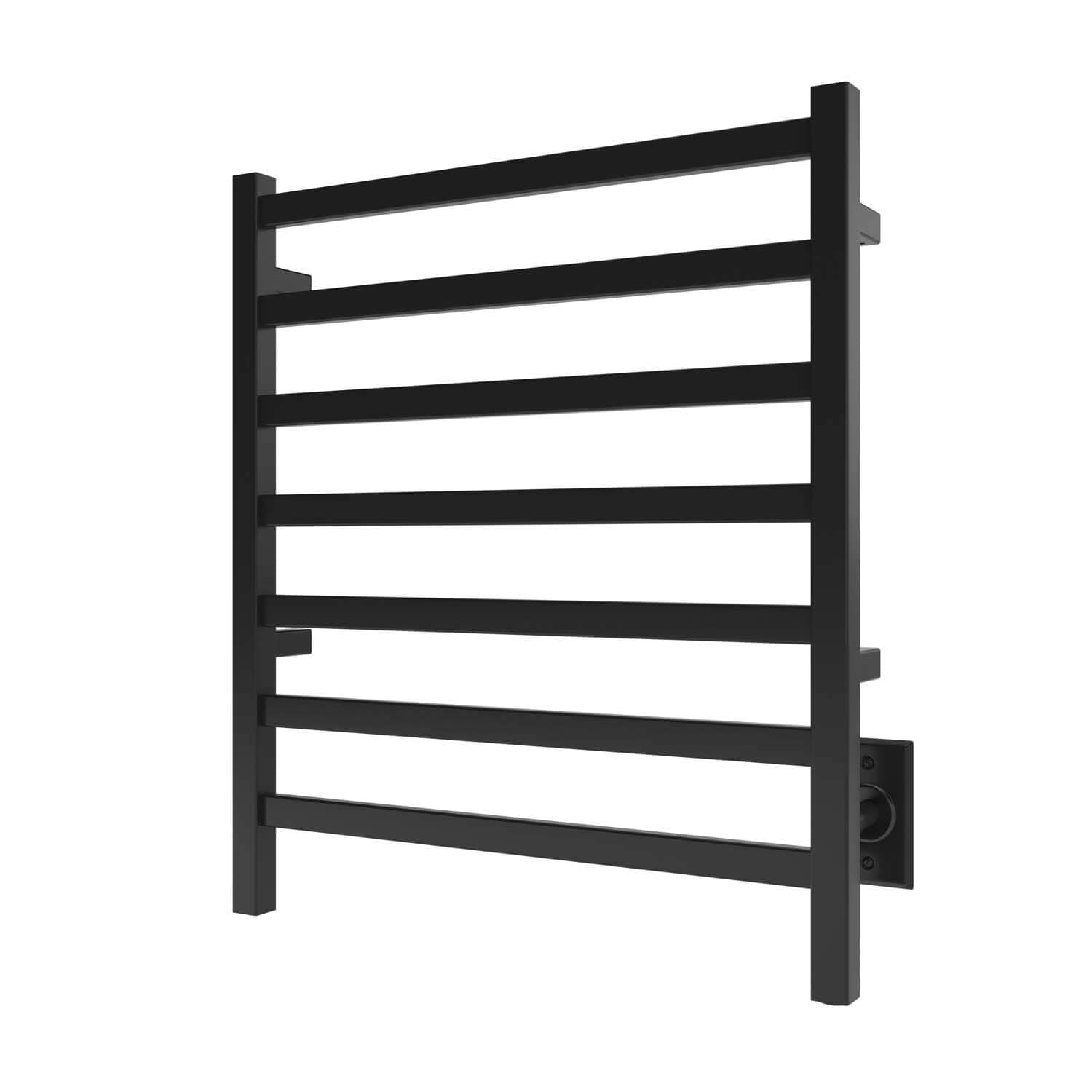 Matte black towel Warmer