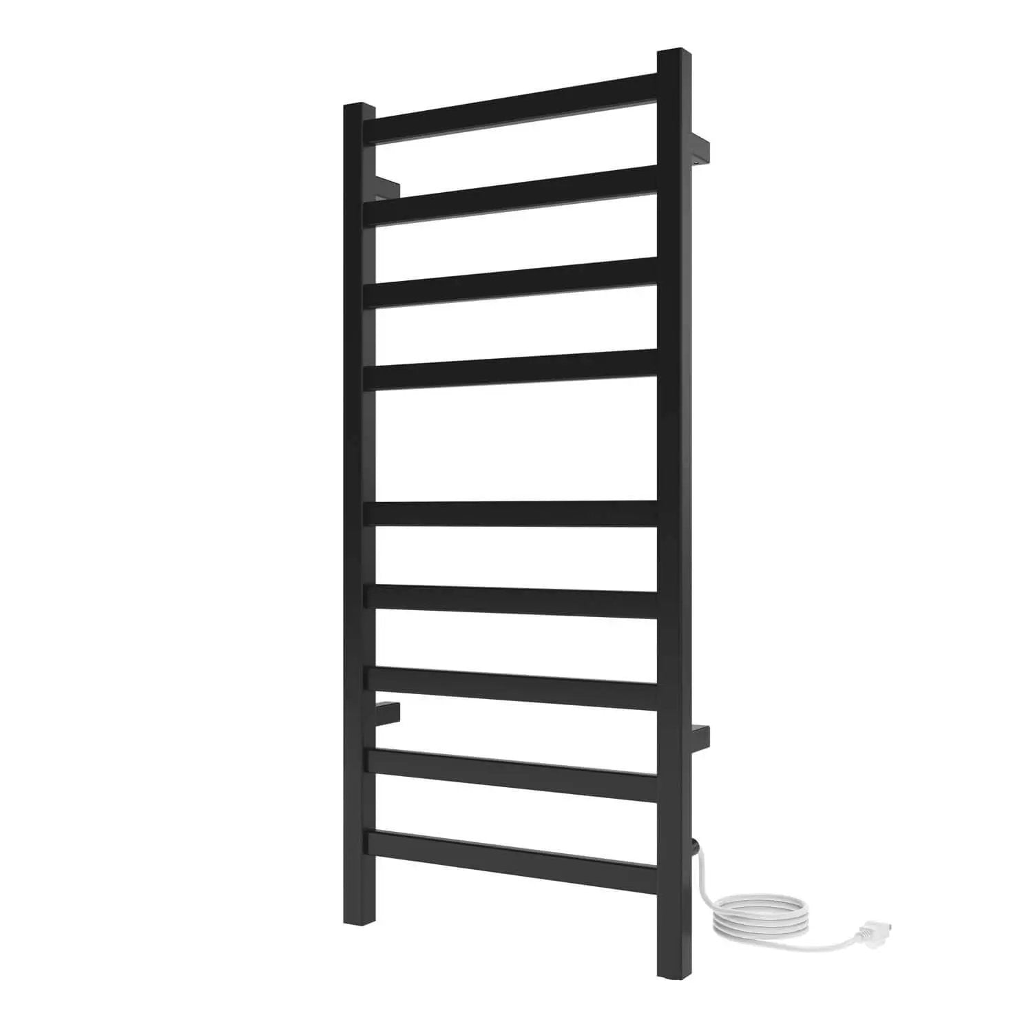 Matte black towel Warmer