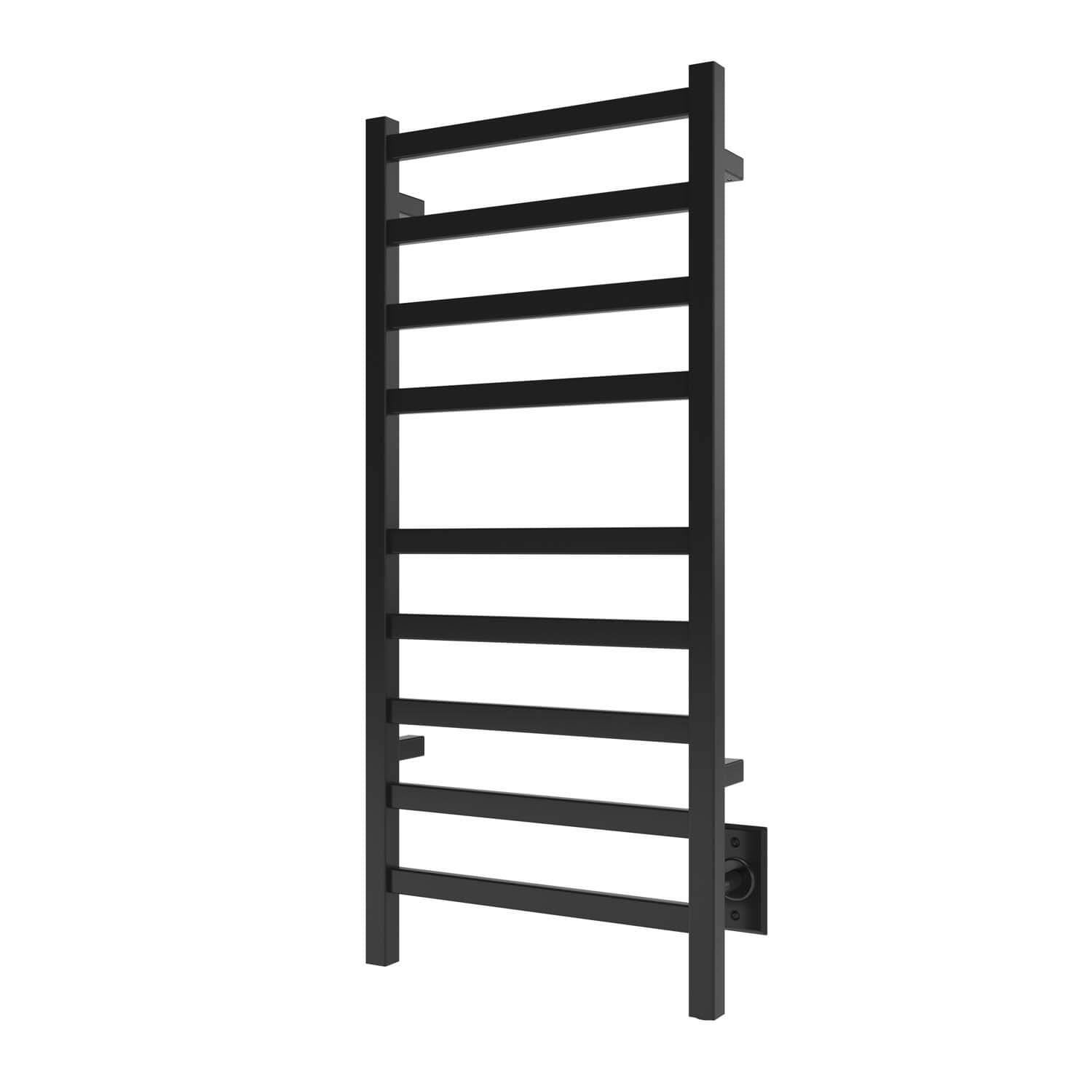 Matte black towel Warmer
