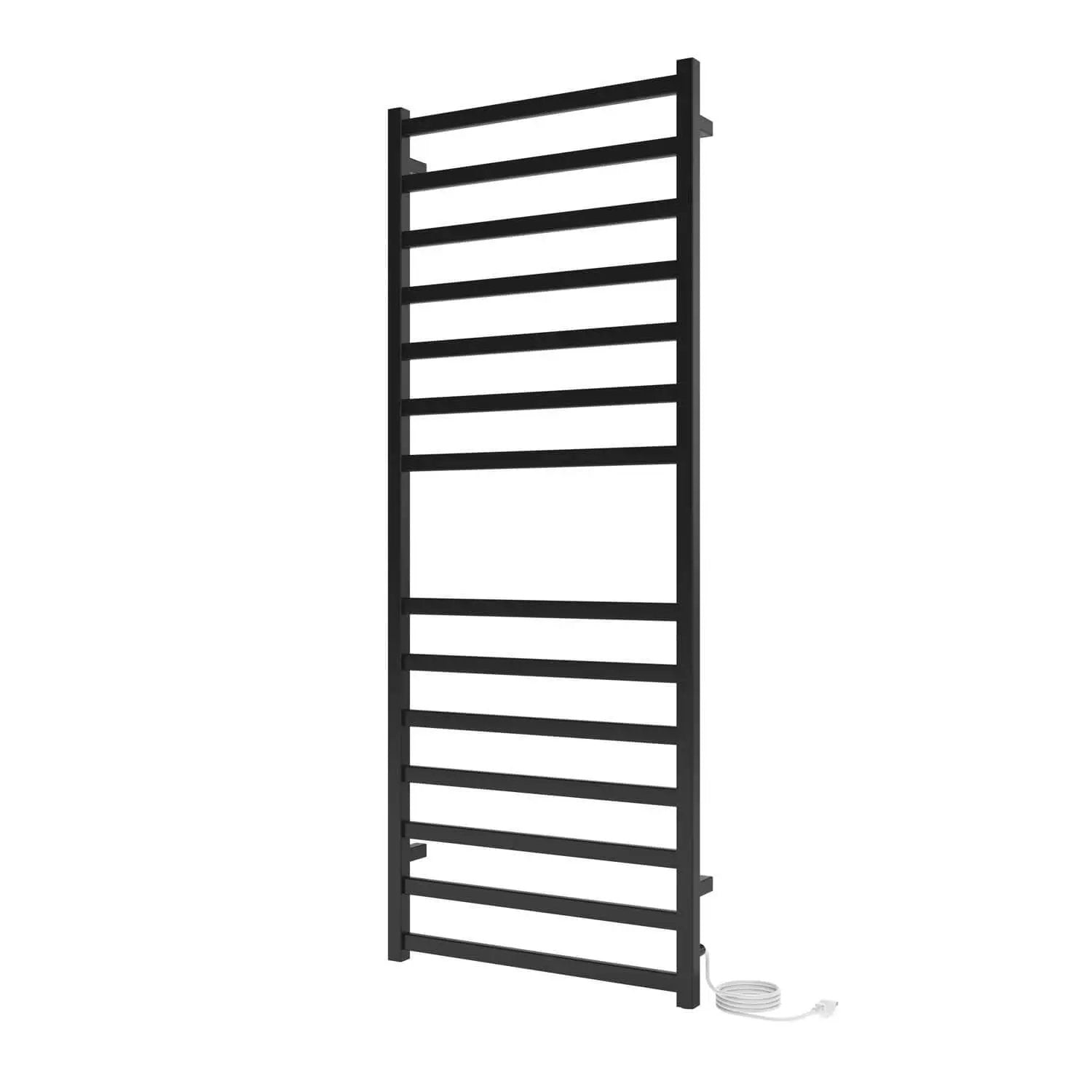 Matte black towel Warmer