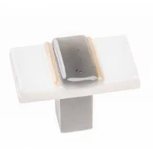 satin nickel long knob