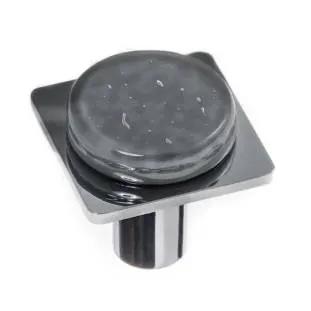 chrome square knob