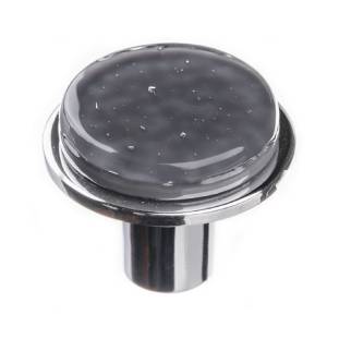 chrome round knob