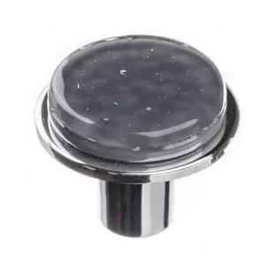 chrome round knob