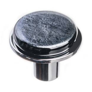 chrome round knob