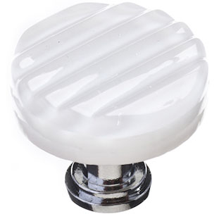 white round knob