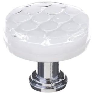 white round knob