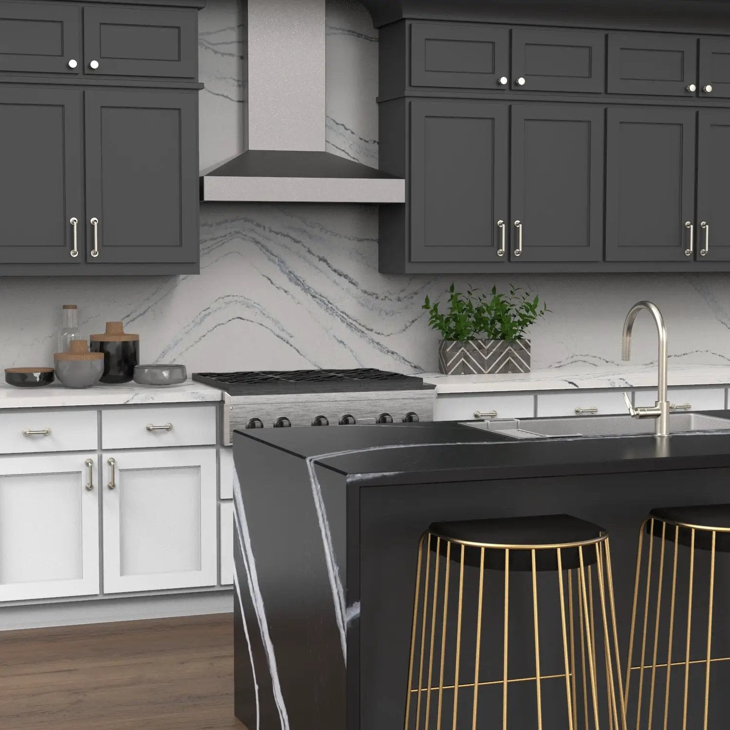 Satin Nickel pull