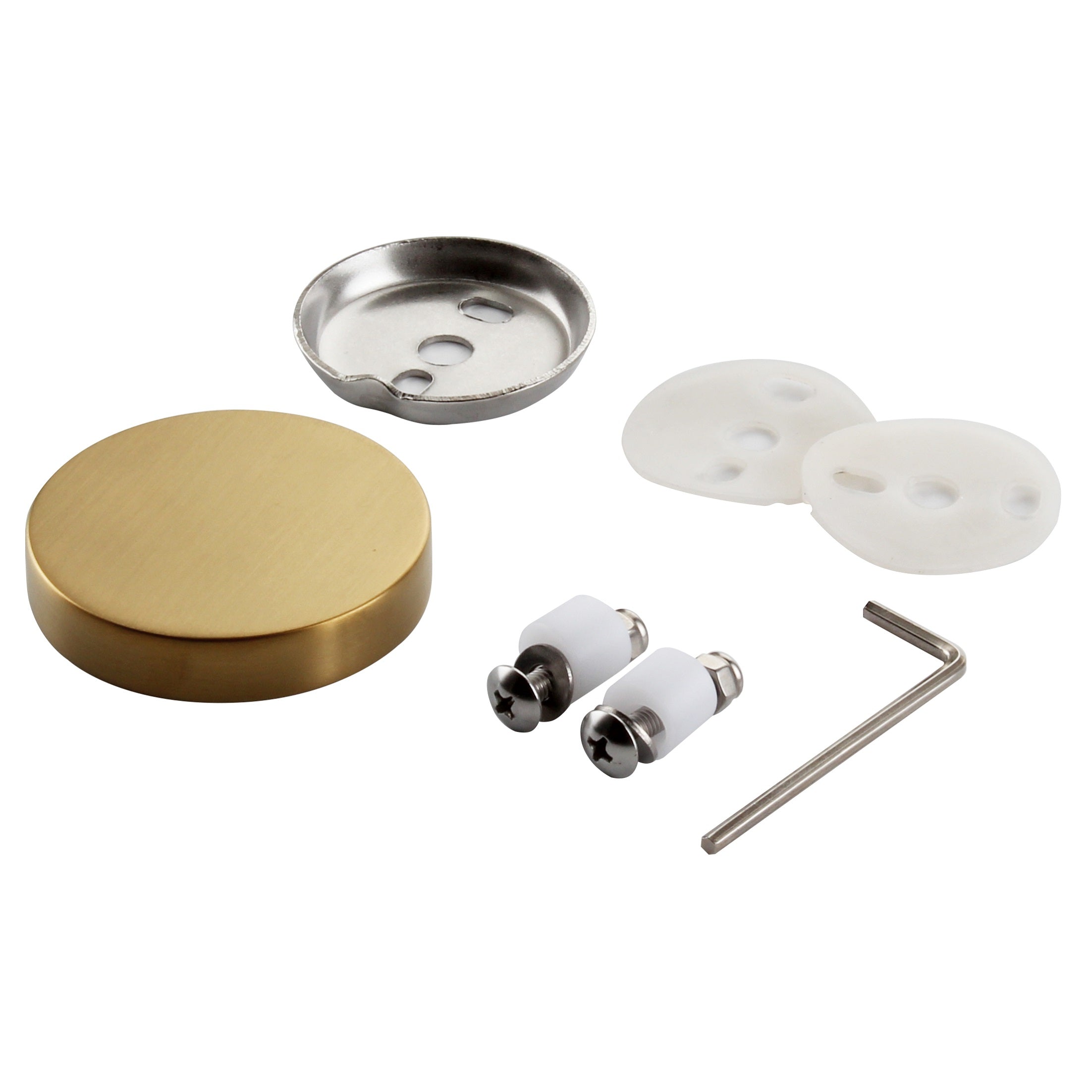Pvd brushed gold mounting Kit
