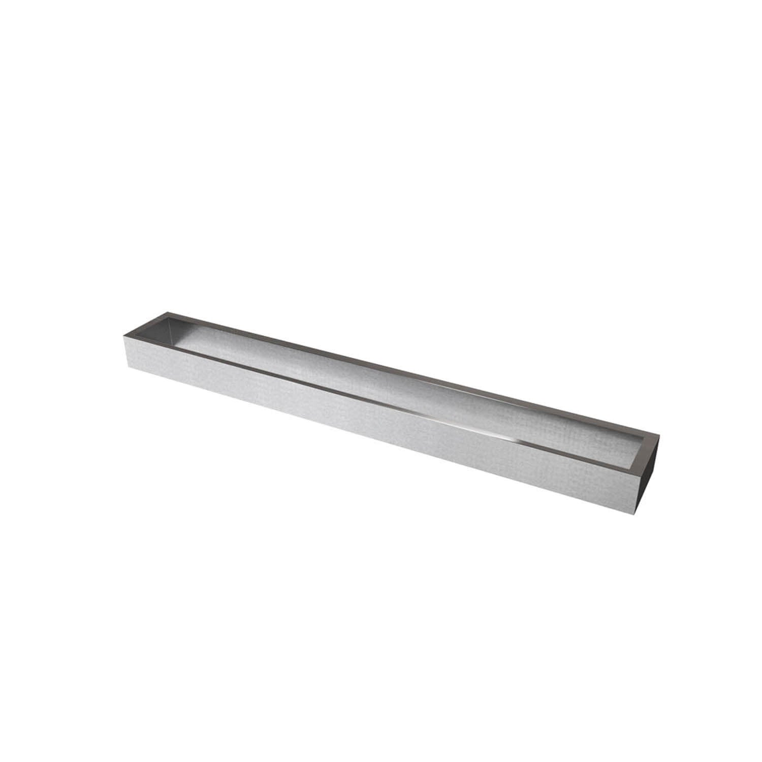 Brushed nickel towel Bar