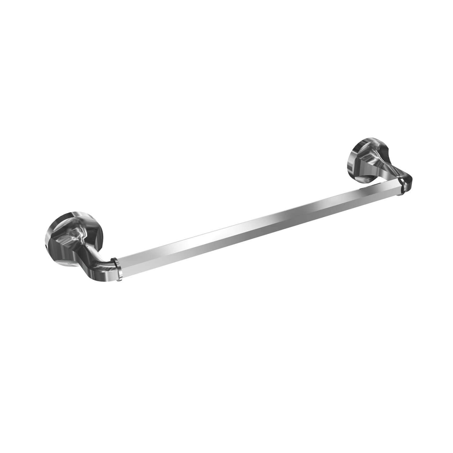 Chrome towel bar