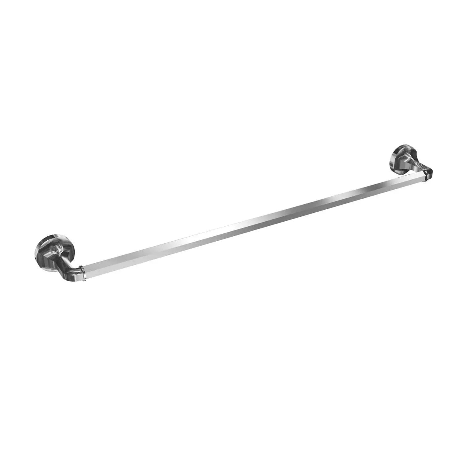 Chrome towel bar